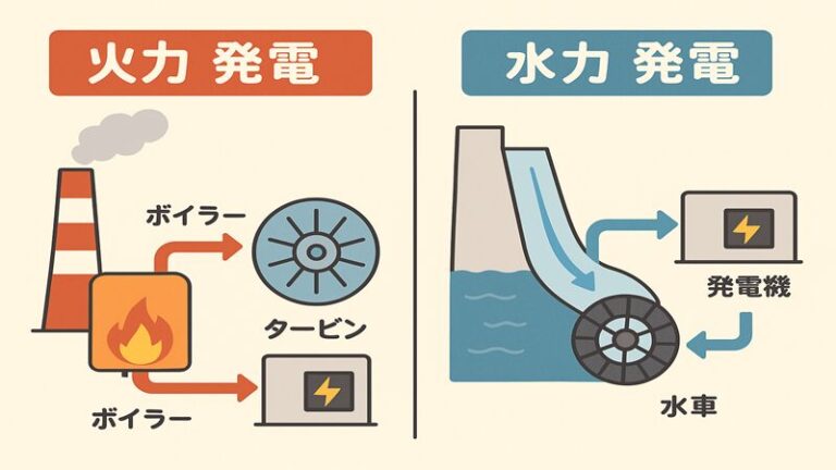 図解で丸分かり!電気はどこから来る?発電のすべて | 小さなことからコツコツと・・・