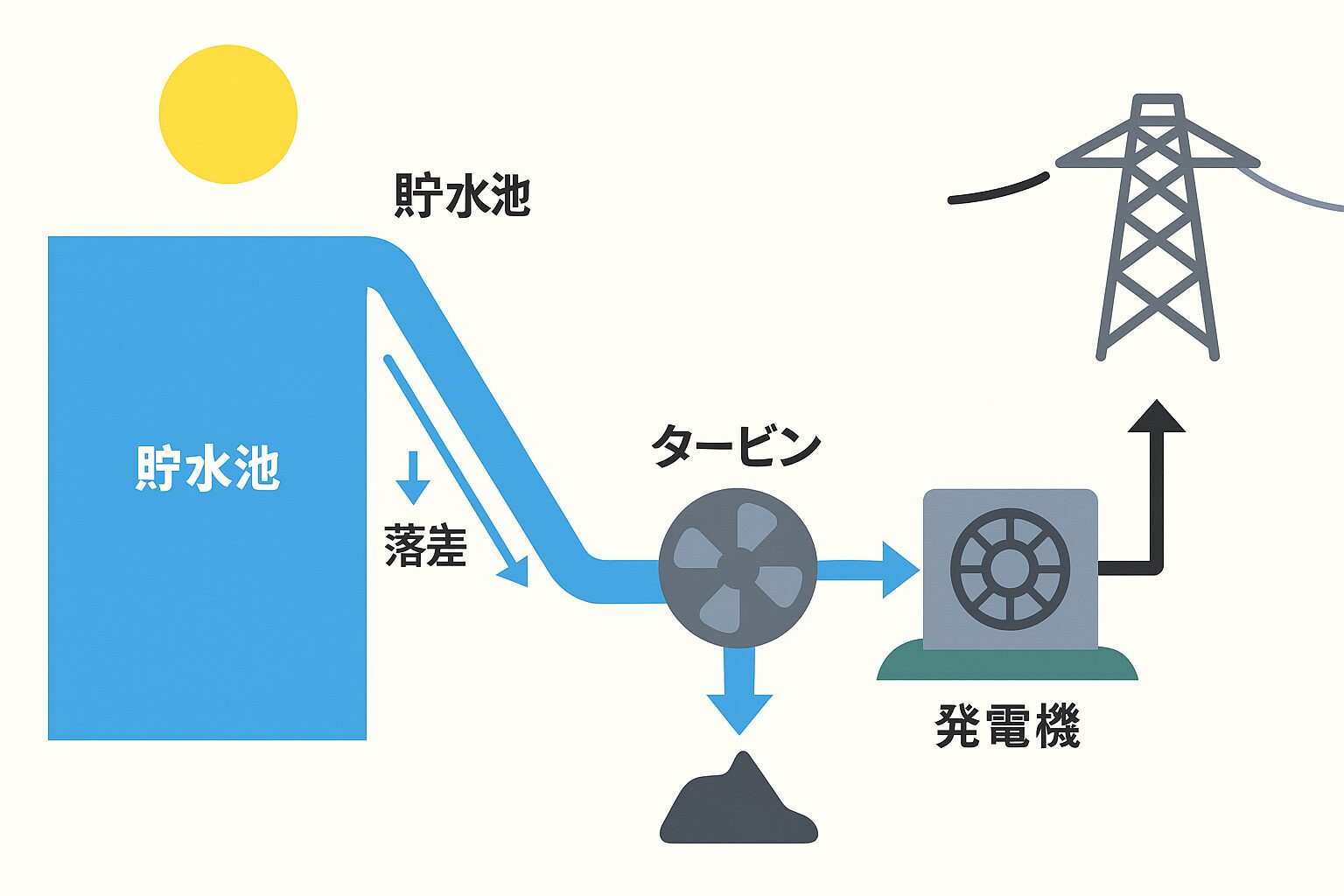 図解で丸分かり!電気はどこから来る?発電のすべて | 小さなことからコツコツと・・・